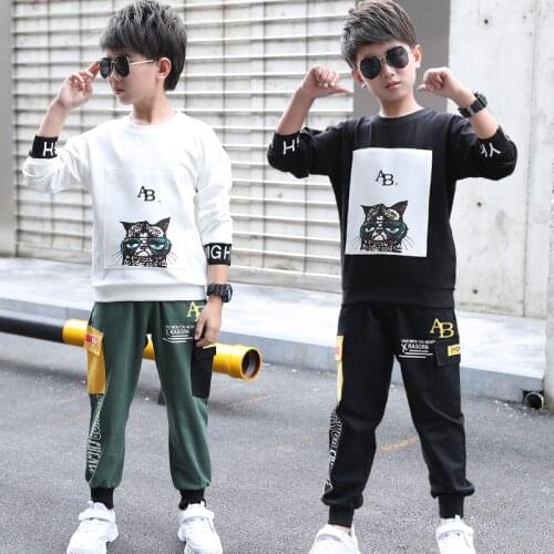 IENENS Kids Baby Boys Girls Clothing Hooded + Jeans Outfits Sets Childrens Boy Wear Cotton Clothes Suits