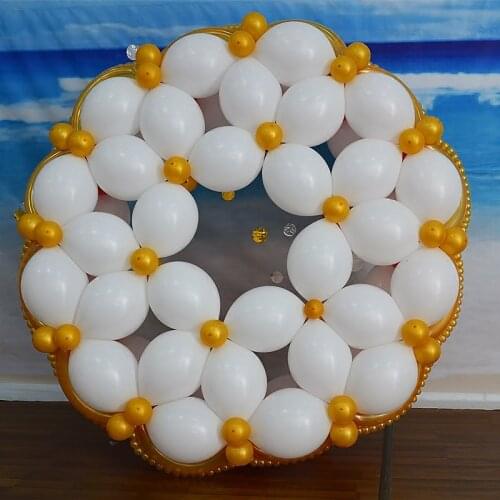 50 pcs/lot 6 inch tail balloons multicolor wedding birthday party supplies marriage room decoration link balloon