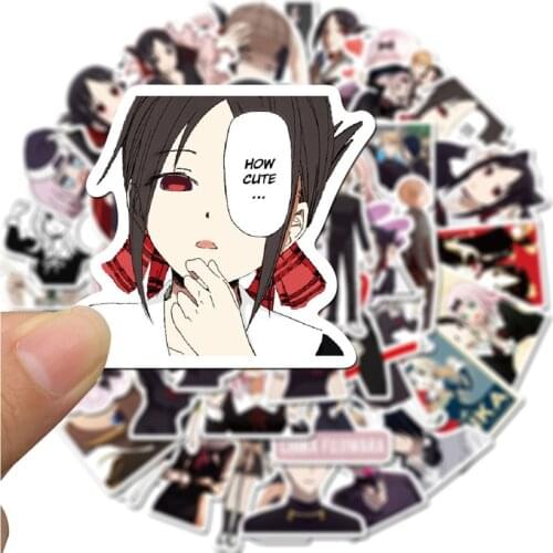 10/50Pcs Anime Kaguya-sama: Love Is War Stickers DIY Skateboard Laptop Guitar Refrigerator Scrapbook Car Toys Decal Stickers