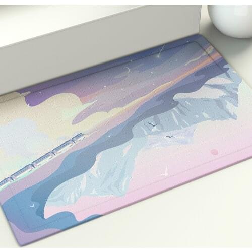 Pink Moon Starry Floor Mat Universe Area Rugs Room Dorm Carpet Art Home Psychedelic Kawaii Room Print Decor Cartoon Doormat