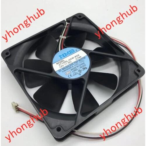 NMB-MAT 4710NL-04W-B59 DC 12V 0.74A 120x120x25mm Server Cooling Fan