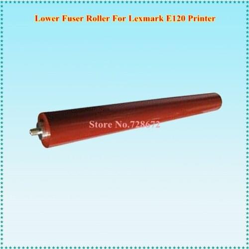 New Compatible Lower Sleeved Roller for Lexmark E120 E 120 Printer Fuser Pressure Roller