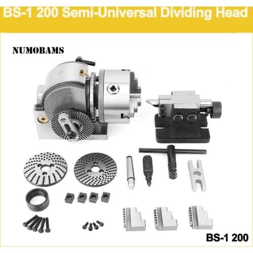 BS-1 UNIVERSAL INDEX CENTERB/Universal dividing head for milling machine/With 200mm 3-jaw chuck