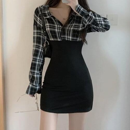 QWEEK Long Sleeve Summer Dresses