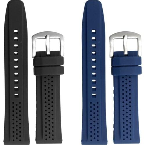 22mm Rubbere Watch Band Strap for Samsung Gear S3 Classic Frontier Wrist Belt Link Bracelet Black Watchband