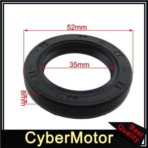 35x52x8 Oil Seal For Honda 11HP GX340 13HP GX390 Yamaha Moto 4 Big Bear Kodiak Timber wolf 1986-09 93101-35097-00