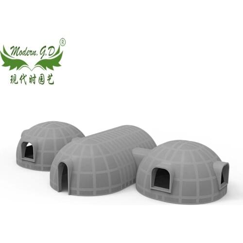 Prefab and graphene dome house and Geodesic building prefabricated for vacation（133square meters