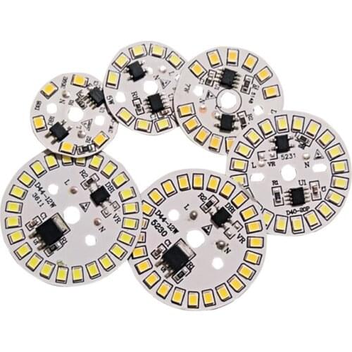 LED Bulb Lamp 15W 12W 9W 7W 5W Input Smart IC LED Bean LED Chip wire For Bulb Light FloodLight Lamp