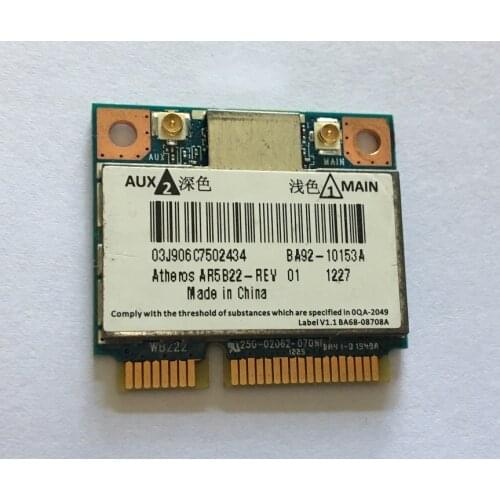 SSEA Wifi Bluetooth 4.0 card for Atheros AR5B22 half Mini PCI-E 2.4G/5GHz Wireless card For Samsung 530U3C 530U3B 535U3C 532U3C