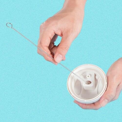 1 pcs Fine Pipette Tank Pipe Brush Bottle Suction Tube Glass Tube Spiral Soft Hair Straw Cleaning Brushes Tools