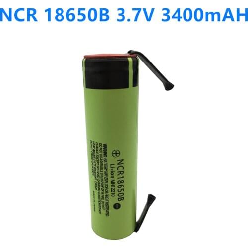 2021 100% Original NCR 18650B Li-ion Rechargeable Battery 3.7V 3400 MAh Flashlight/orAll Kinds of Electronic Products