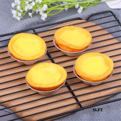 Deli delicatessen bakery pastry dessert house shop store decoration simulation food model artificial fake egg custard tart props