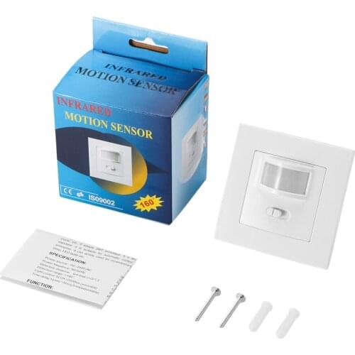 PIR Infrared Motion Sensor Switch 110V 220V Automatic Module Light On Off Switch LED Light Body Induction Light Control Switch