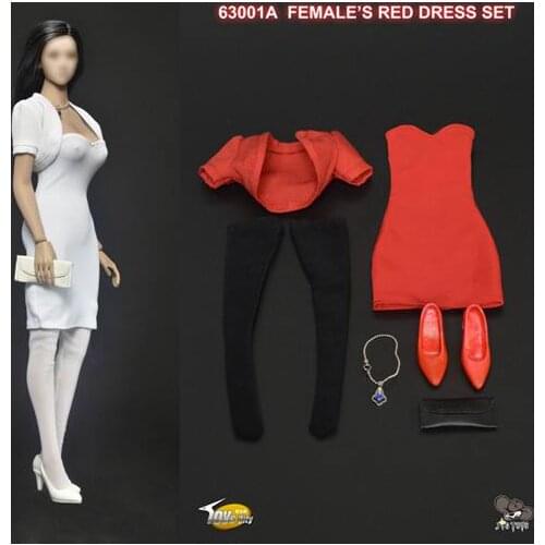 1/6 scale figure doll accessories Females Dress Set clothes suit for 12" action figure doll,not include head,body and other