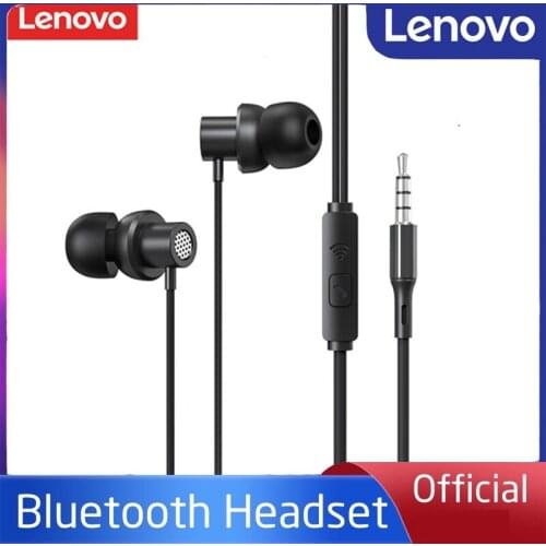 Original Lenovo Wired Earphones With Built-in Mic headset Double Stereo 3.5mm In-Ear Earbuds Sports Headphone For iPhone xiaomi