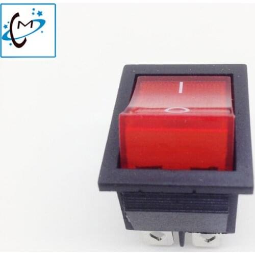 5PCS Mutoh Inkjet printer Heater Switch Button Heater switch fuse for Mutoh RJ900c VJ1300c VJ1604 VJ1624 Mimaki dryer switch