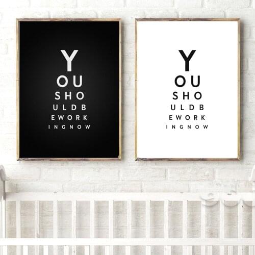 Unframed Briefness Canvas Print painting Famous Letters Inspiring Quote Wall Art Picture For Living Room Home Decor LZ491