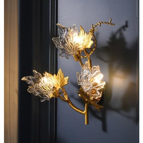 Luxury Living Room Wall Lamp Hotel Villa Background LED Wall Light Bedroom Bedside Wall Lamp Hallway Lighting Fixtures For Home