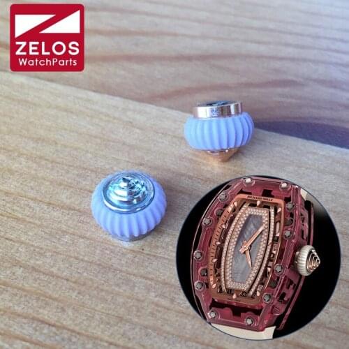 Steel waterproof crown for Richard Mille 46.75*32.90mm RM07 ladies automatic machine watch