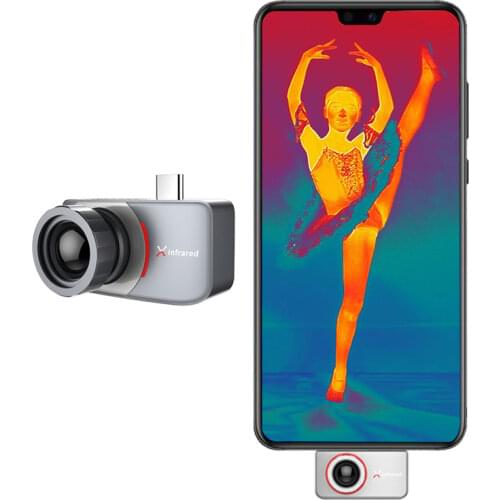 InfiRay T3S High Resolution Portable Thermal Imaging Camera Infrared Imager Night Vision for Smartphones Android Type C