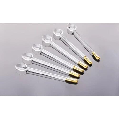 Trend 2021 Mpa Hellman Stone Handle Glass Tea Spoon-Gold посуда для кухни наборы set kitchen vaisselle platos