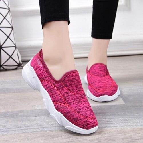 2021 Women Sneakers Mesh Breathable Shoes for Woman Casual Sneakers New Lace Up Women Vulcanized Shoes Female Flats White Black