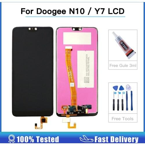 5.84'' For Doogee N10 LCD Display Touch Screen 100% Tested Assembly digitizer Replacement For Doogee Y7 Phone Part lcd screen