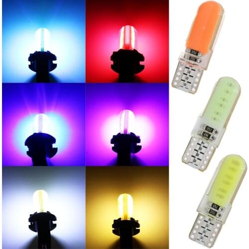 1PC Led T10 COB Width Indicator Lights for Car Parking Light Trunk License Plate Lights Car Exterior lights Universal Lamp