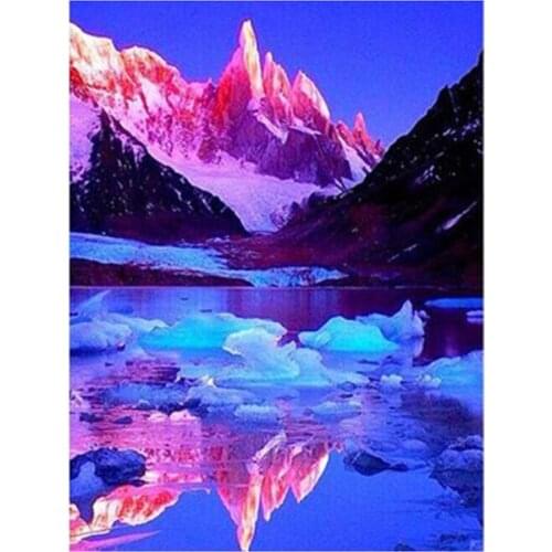 5D DIY Scenery Landscape Diamond Painting Rhinestone Crystal Design Mosaic Picture Painting Living Room Decoration XN531