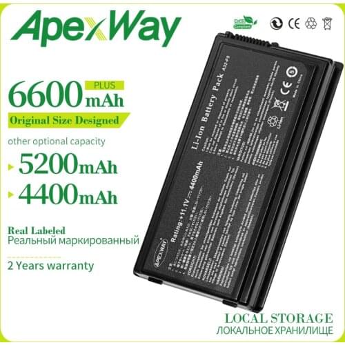 6 Cells Laptop battery for ASUS F5N F5R F5RL F5S F5SL Notebook PC A32-F5 For Asus X50 X50C X50GL X50M X50N X50R X50RL X50SL X5