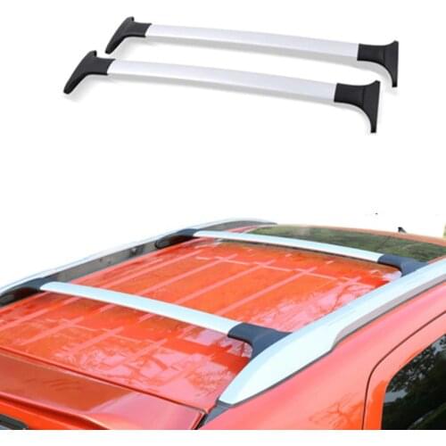 Car Styling For Ford Ecosport 2013-2020 Aluminum Alloy Side Bars Cross Rails Roof Rack Luggage Carrier Rack 2Pcs