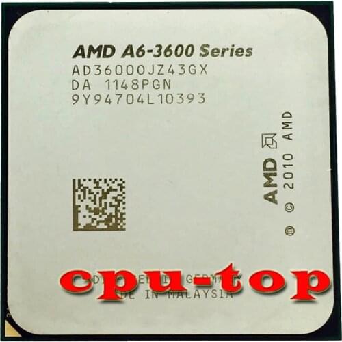 Free Shipping AMD A6-Series A6-3600 A6 3600 2.1 GHz Quad-Core CPU Processor AD3600OJZ43GX Socket FM1