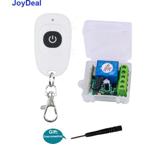 433 MHz Wireless DC 12V 1 Channel Remote Control Switch Module and RF Transmitter Electronic Lock Car Door Led Light Control Diy