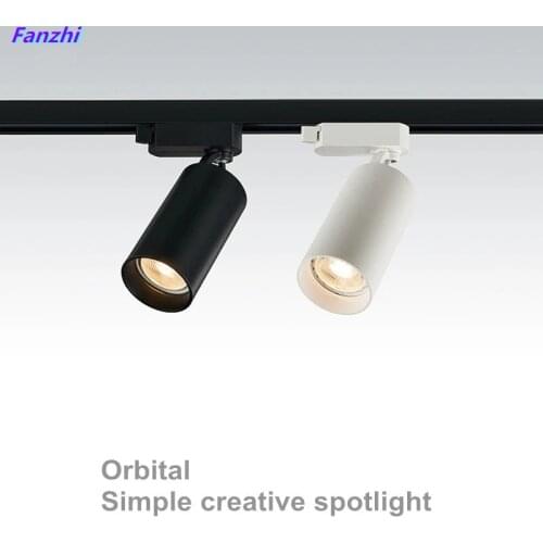 Dimmable track led spotlight rail light clothing store cob track light surface mounted small spotlight 5W 7W 12W