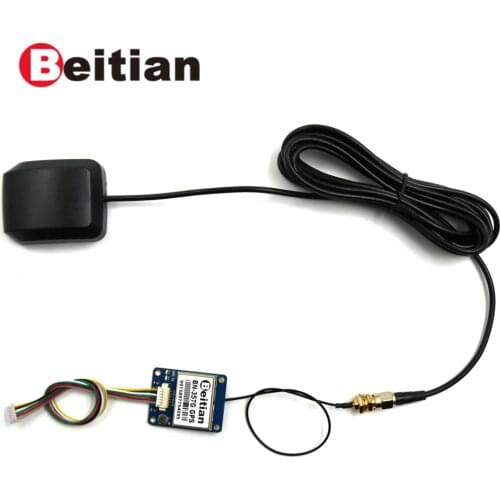 BEITIAN GLONASS GPS module + extra GLONASS GPS antenna TTL level 9600bps FLASH NMEA-0183 BN-357G
