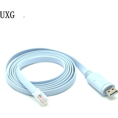 USB 2.0 to console debugging circuit Router switch configuration cable 1.5m USB to RJ45 connection interface cable 1.5m 5ft