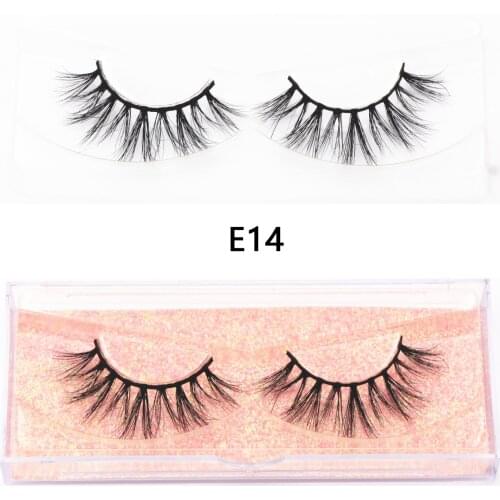 KEKEBAICHA Mink Eyelashes Crisscross Natural Long False Eyelashes Cruelty Free Handmade 3D Mink Lashes Long Lasting Faux Cils