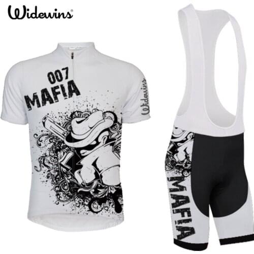Widewins 007 mafia Cycling sets Bicycle Wear MTB Cycling Clothing Ropa Ciclismo Bike Cycle uniform Racing Cycling Jersey Set 530