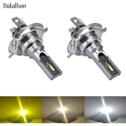 2Pcs H4 H7 H11 H1 Turbo LED Car Headlight Bulbs 3000K 6000K 4300K 9005 HB3 9006 HB4 H8 Auto Lights Automobile Driving Fog Lamp