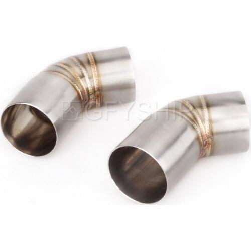 Motorcycle For Ducati Monster 795 796 2010-2014 Exhaust Middle Mid Pipe Stainless Steel Connect Link Tubes Midpiece Slip on