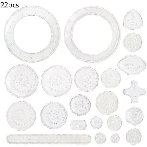 Spirograph Drawing Toys Set Interlocking Gears Wheels Painting Drawing Accessories Creative Educational Toy Spirographs