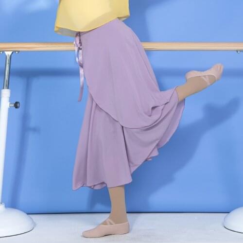 New Ballet Skirt For Women Adult Practice Clothing Professional Ballet Dance Competition Costumes Chiffon Gauze Skirt DWY6094