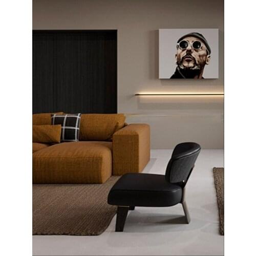 Single sofa chair creative metal sofa lazy chair simple casual chair