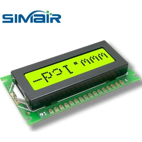 Whole Sale 5PCS/Lot New Blue/Yellow green 5V 8x1 8*1 LCD Module 0801 Character Display Screen With LED Backlight