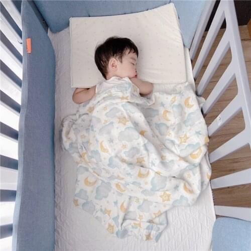 Newborn Baby Swaddle Blankets Muslin Baby Swaddle Wrap Soft Gauze Kids Toddler Baby Stroller Bedding Blankets Baby Blanket Cover
