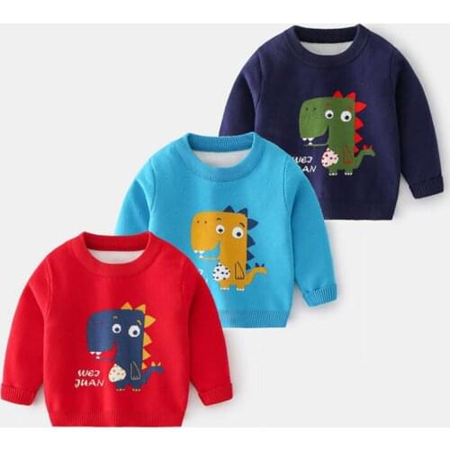 Casual Spring Baby Boys Cartoon Pattern Pullover T-shirt Children Childrens Autumn Kids Baby Boys Long Sleeve Exercise T-shirt