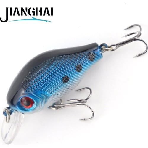 JIANGHAI 5.5cm 8g pesca crankbait hard Bait tackle artificial lures swimbait fish wobbler Free shipping LC3