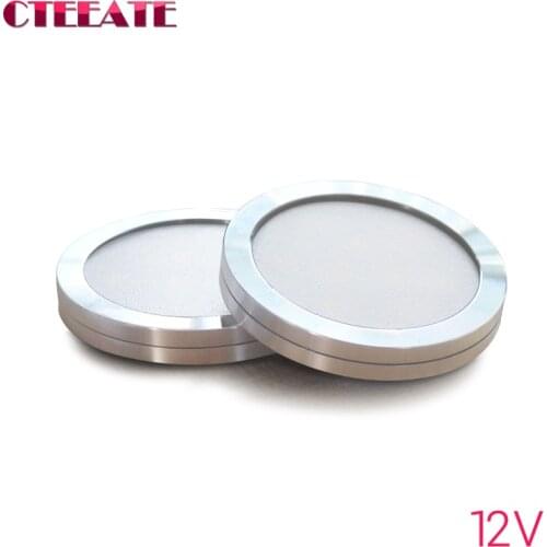 Cabinet Spotlight Household Ultra-thin 9mm Showcase Surface Mounted LED Panel Light DC12V Kitchen Furniture Mini Small Downlight