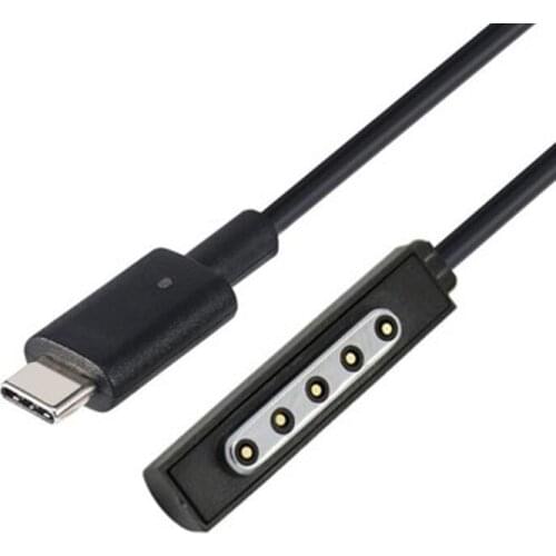USB C Type C Male Power Supply Charger Adapter Charging Cable Cord for Microsoft Surface RT RT2 2 Pro Pro2 10.6" Tablet PC