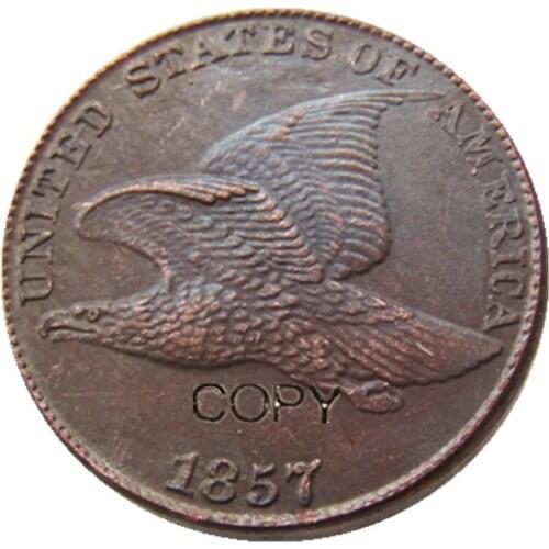 US 1857 Flying Eagle Cent Copy Decorate Coin